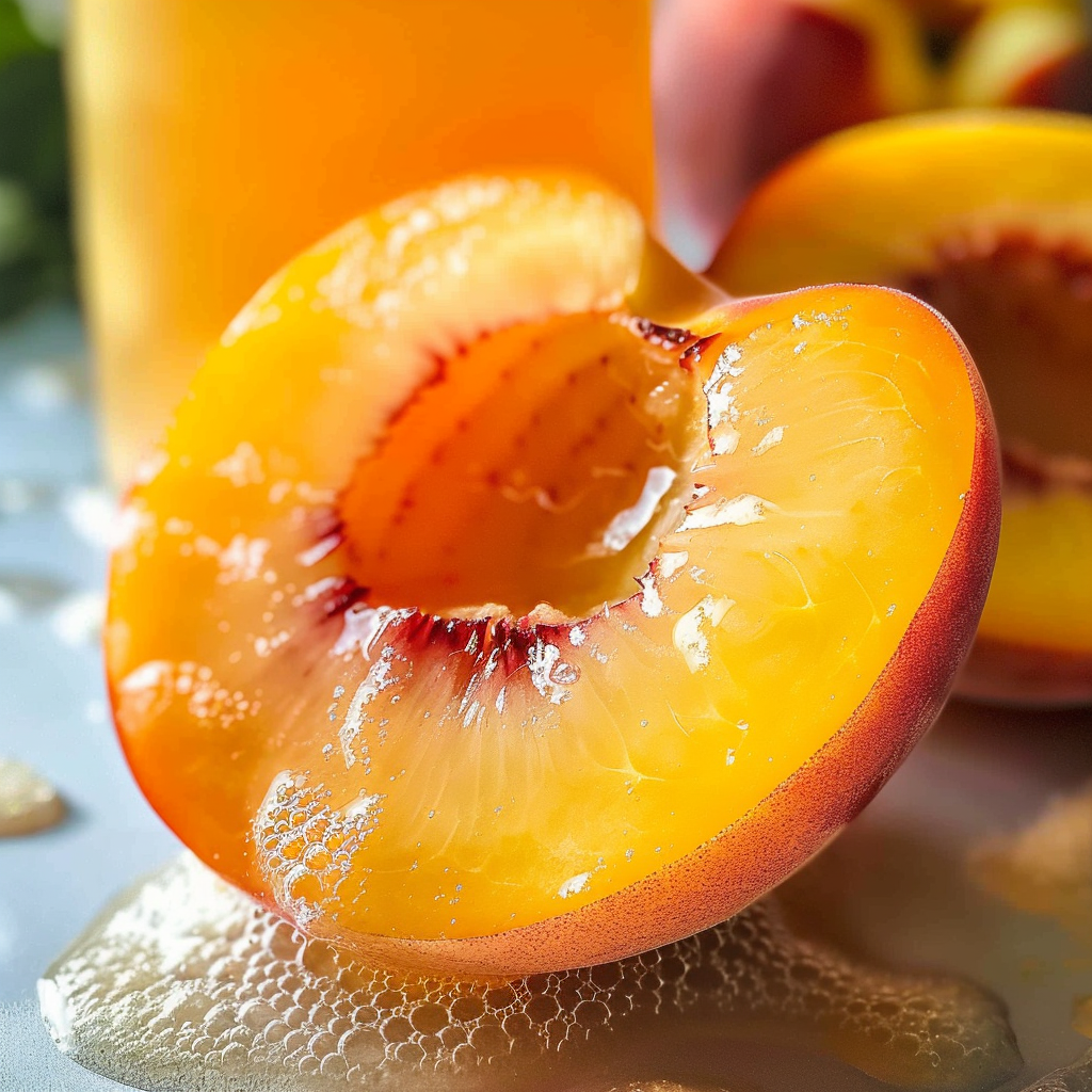 Peach Nectarine Agua Fresca