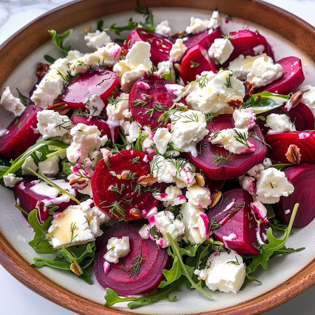 Cottage Cheese and Beet Salad