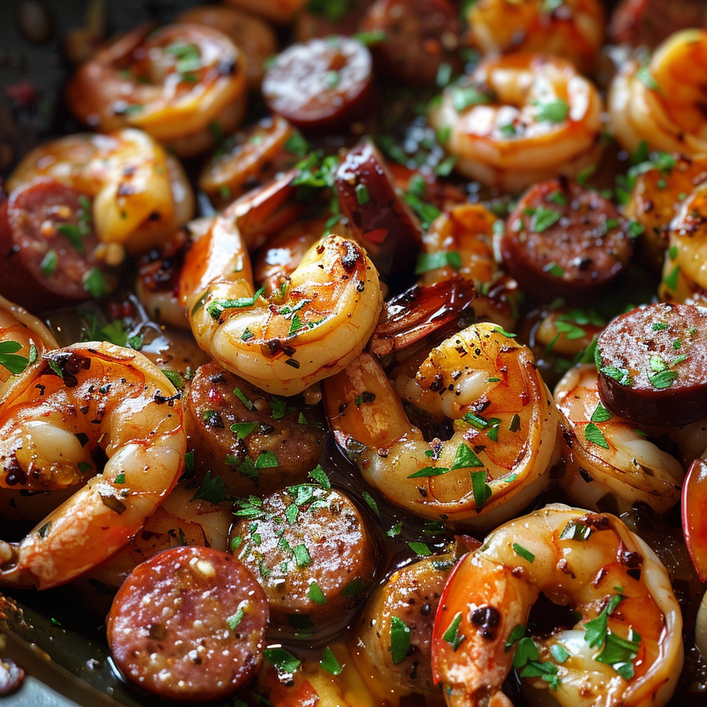 Honey Garlic Shrimp & Sausage – Easy One-Pan Dinner