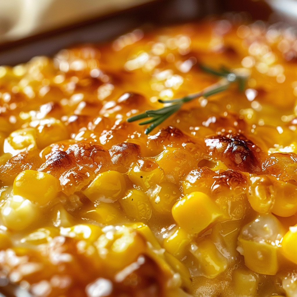 Honey-Glazed Corn Casserole: A Sweet Twist on Tradition