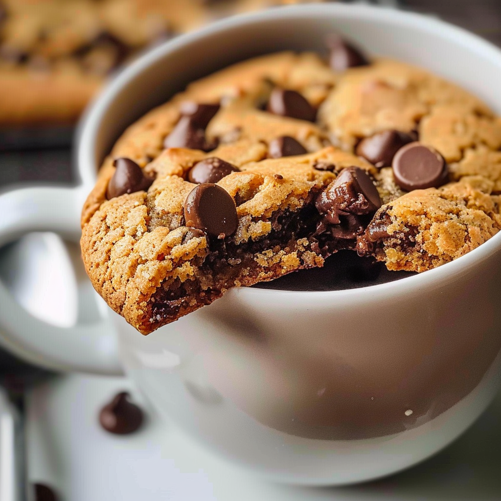 microwave mug cookie yummy and easy recipe