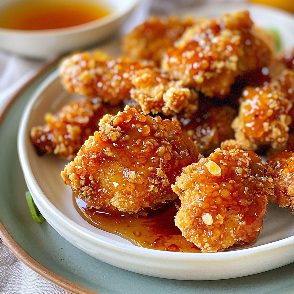 Baked Crunchy Hot Honey Chicken