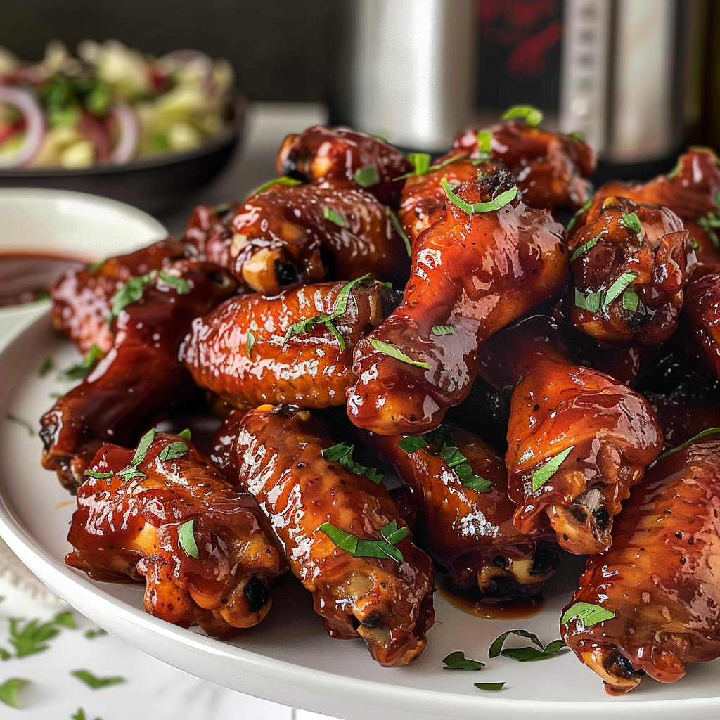Slow Cooker Sweet and Spicy Barbecue Wings