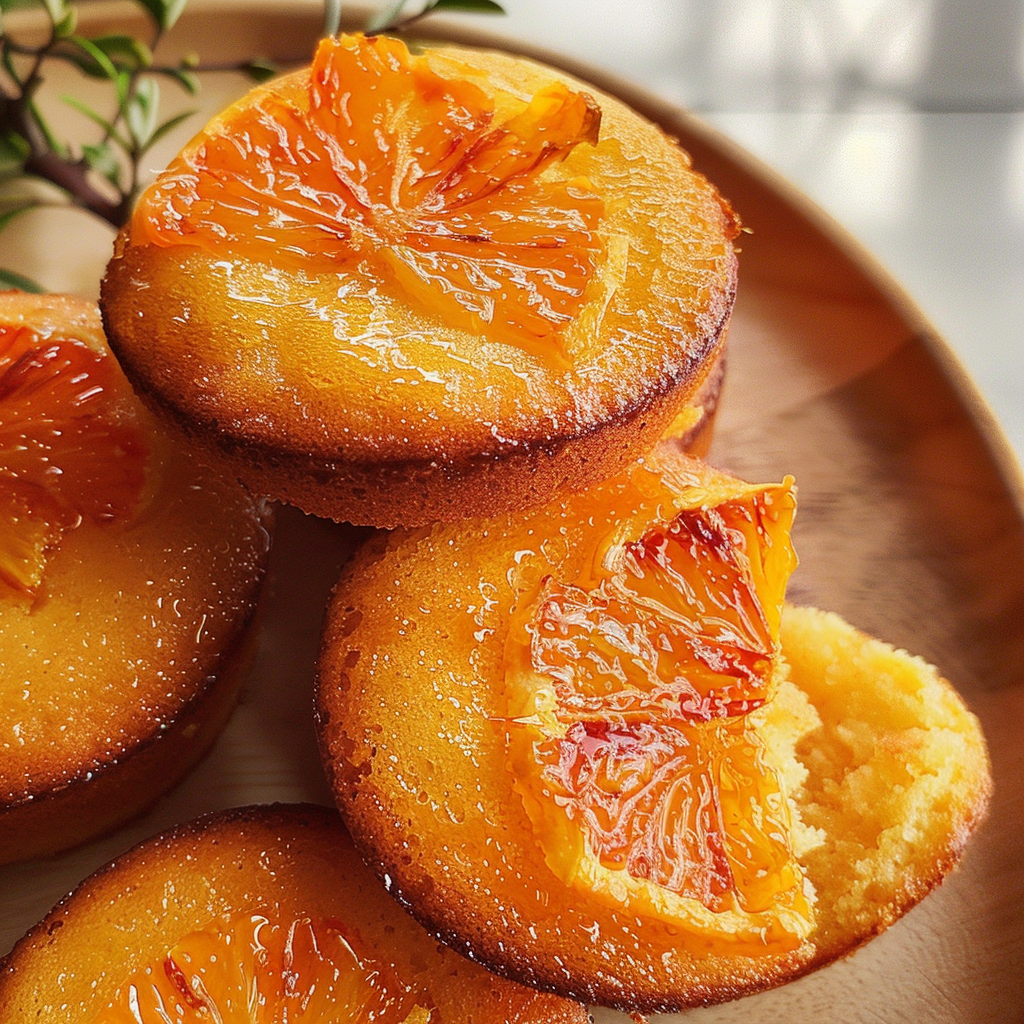 orange ginger honey cakes