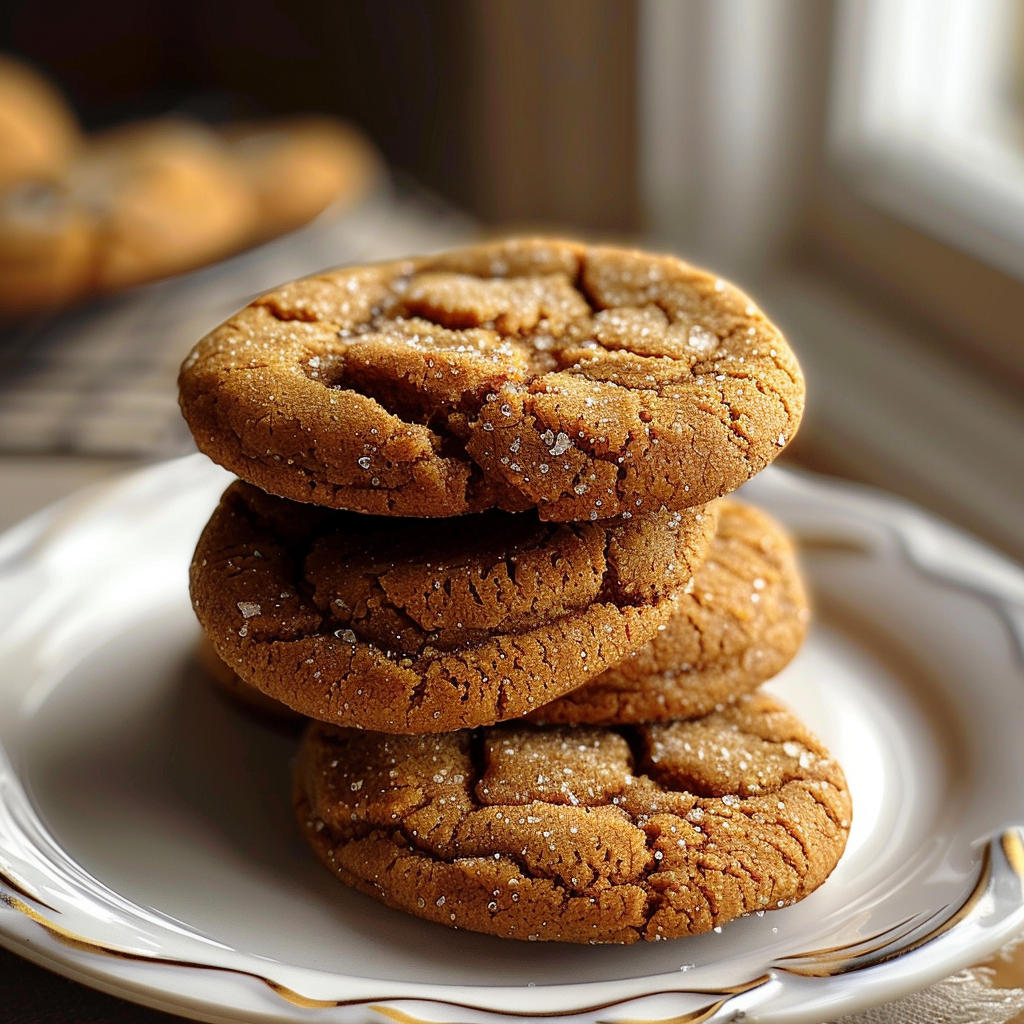 Chewy Ginger Cookies