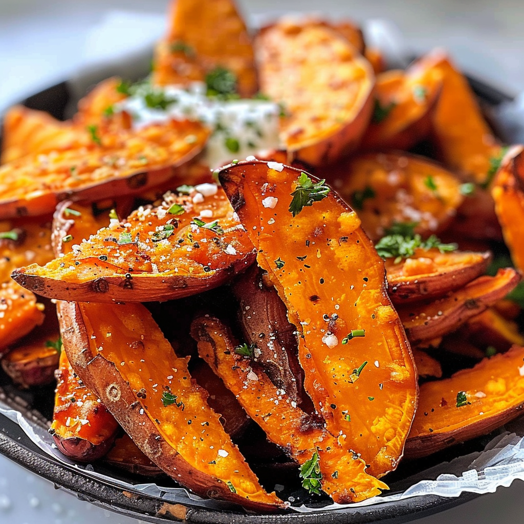 Crispy Air Fryer Sweet Potatoes