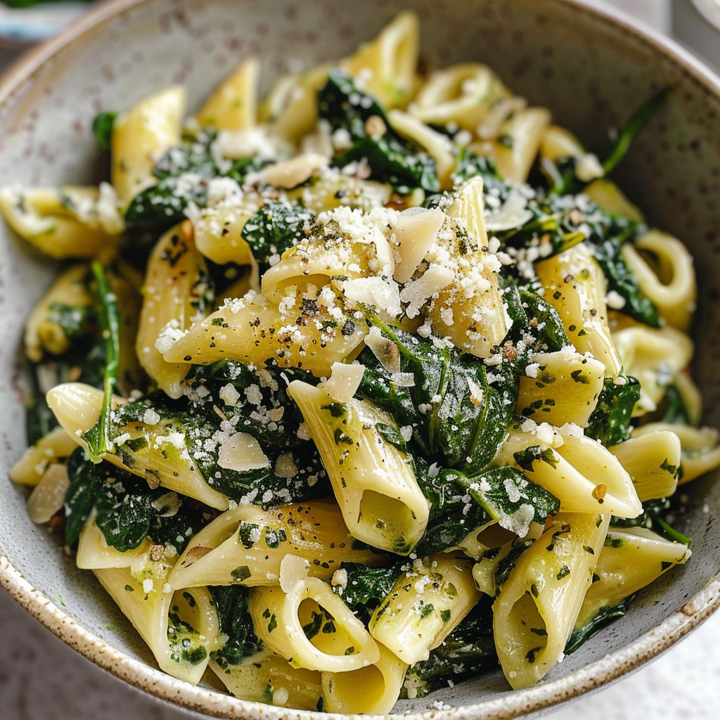 Quick Spinach Pasta