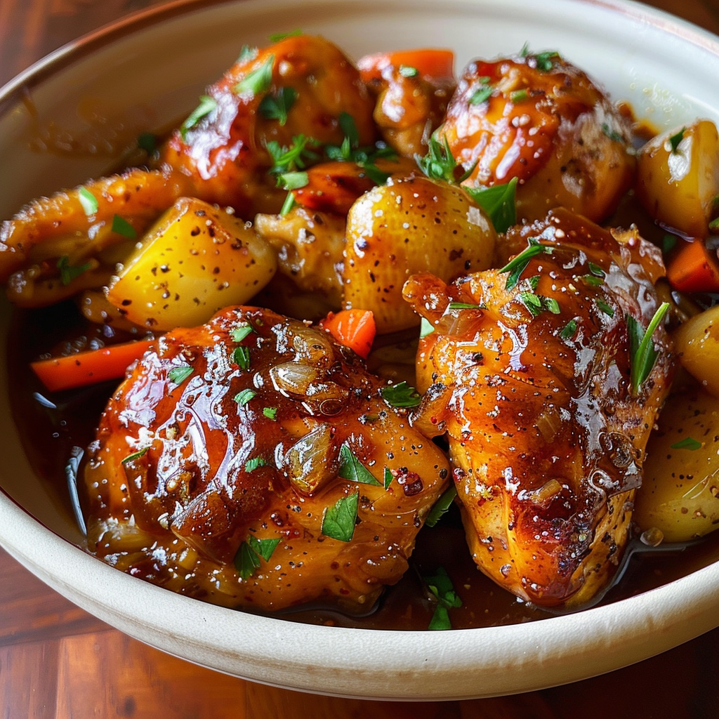 Slow Cooker Honey Garlic Chicken