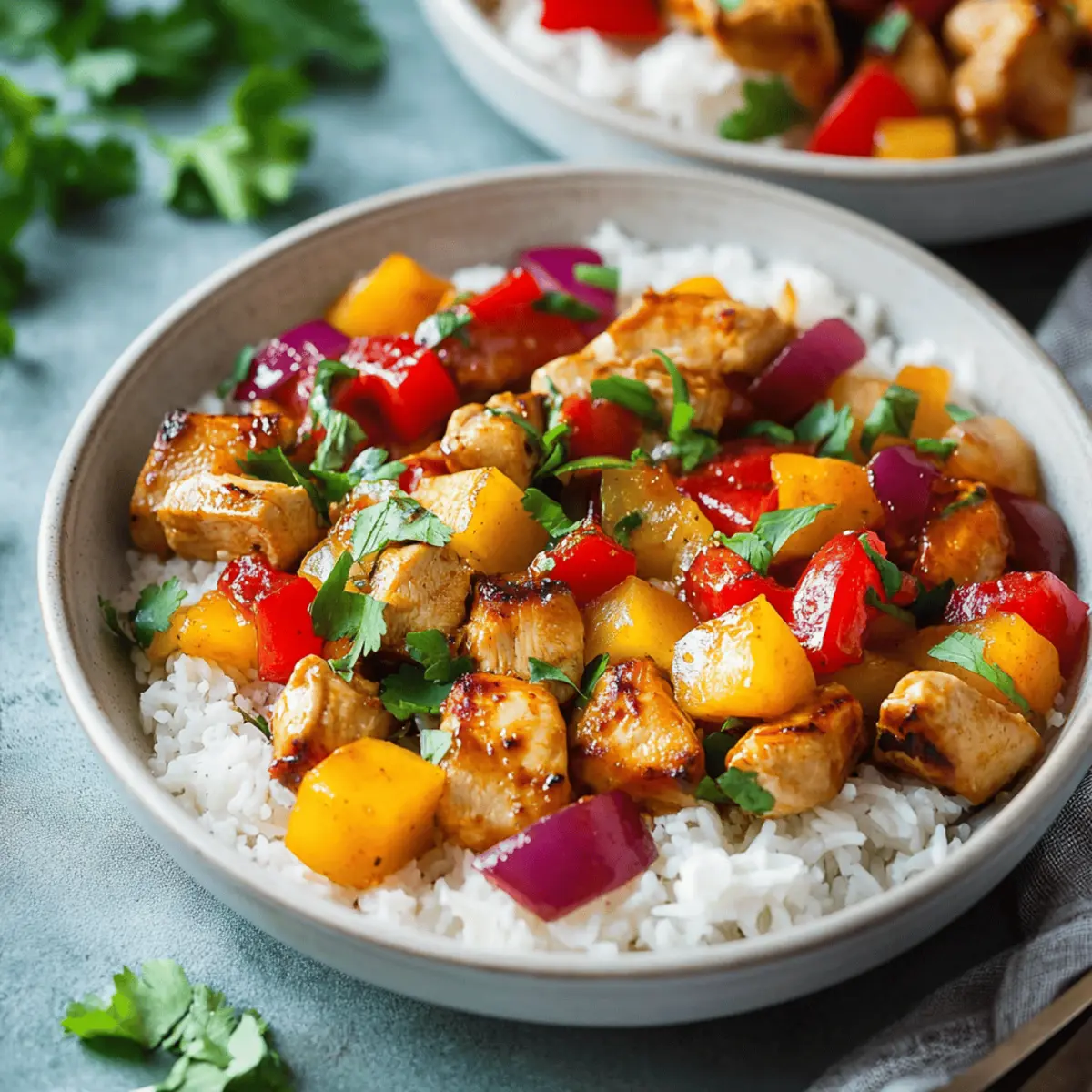 Hawaiian Chicken Sheet Pan