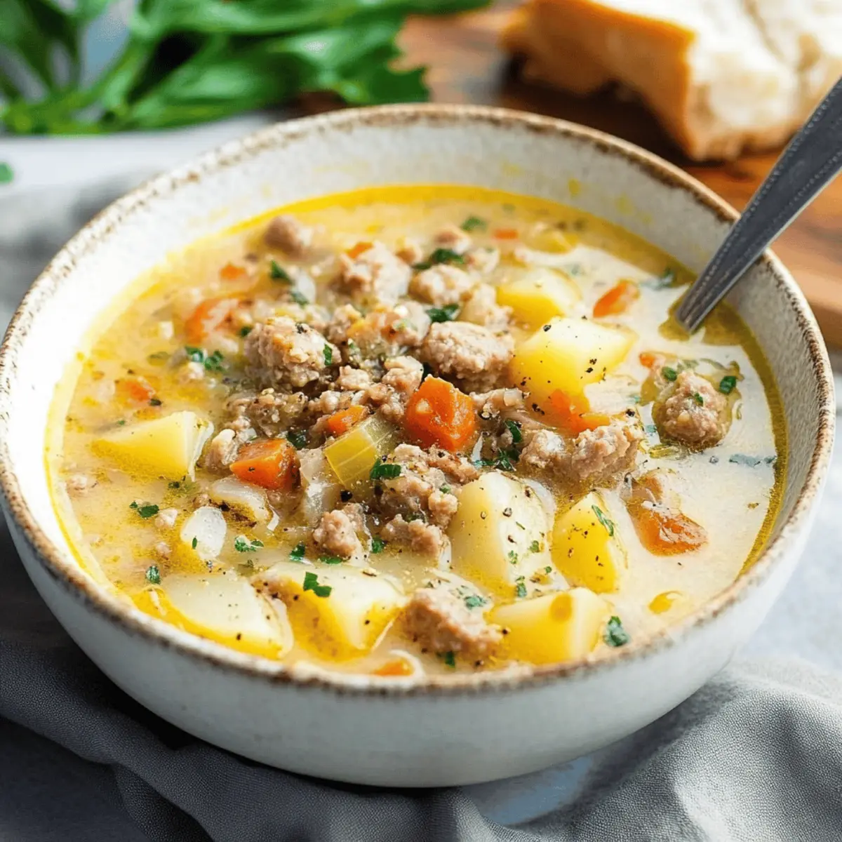 Cozy Italian Sausage and Potato Soup