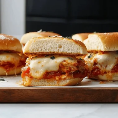 Chicken Parmesan Sliders