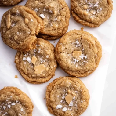 Brown Butter Coffee Toffee Cookies