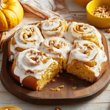 Pumpkin Cinnamon Rolls