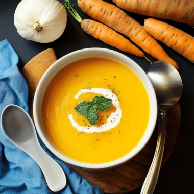 Roasted Butternut Squash, Sweet Potato and Carrot Soup