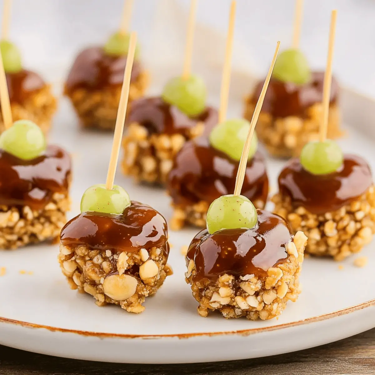 Caramel Apple Grapes