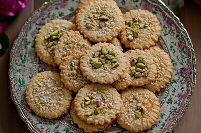 Salted Honey Pistachio Cookies