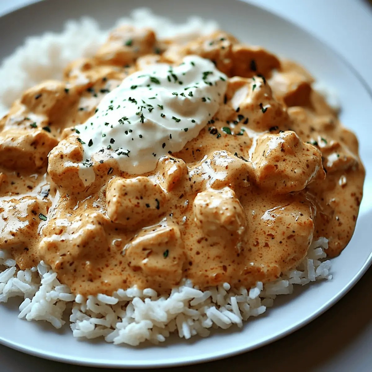 Quick and Easy Creamy Smothered Chicken and Rice