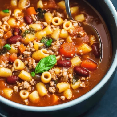 Pasta Fagioli Soup Instant Pot
