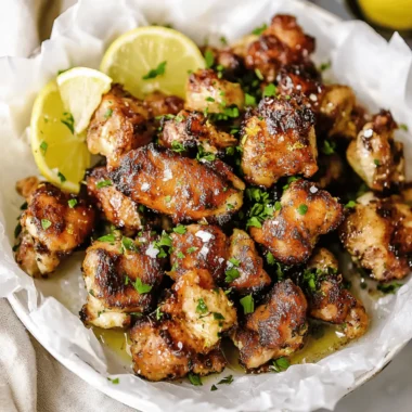 Air Fryer Lemon Chicken Bites