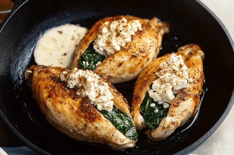 Spinach and Feta Stuffed Chicken