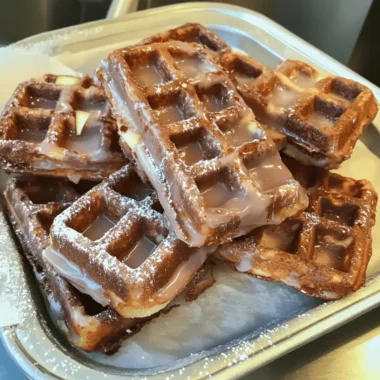 Apple Fritter Waffle Donuts
