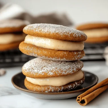 Apple Cider Whoopie Pie Cookies
