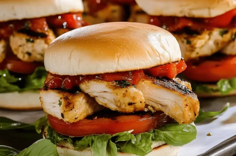 Grilled Chicken Sliders
