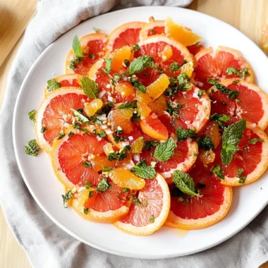 Grapefruit Citrus Salad with Mint